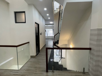  hẻm 6m , xe hơi vào nhà - 56,4m2 4x16m nở hậu 4.08m  - 4 tầng btct , 5 phòng - nhà mới ở ngay 1