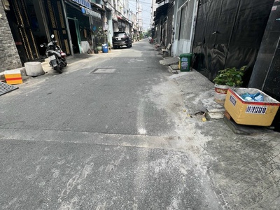 hẻm 6m , xe hơi vào nhà - 56,4m2 4x16m nở hậu 4.08m - 4 tầng btct , 5 phòng - nhà mới ở ngay 0