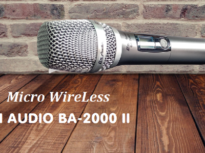 Micro không dây BN Audio BA-2000 II giảm chỉ còn 3,500/ bộ 2 mic 4