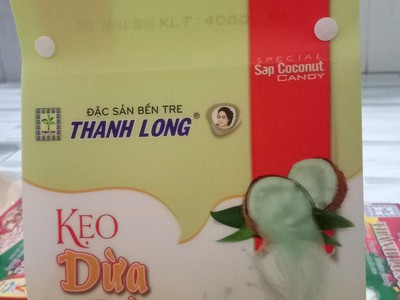 Kẹo dừa sáp Thanh Long - kẹo cao cấp - nổi tiếng tại Bến Tre 1