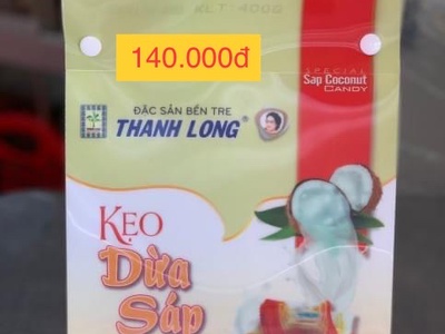 Kẹo dừa sáp Thanh Long - kẹo cao cấp - nổi tiếng tại Bến Tre 0