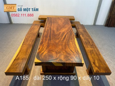 Chuyên cung cấp bàn ghế gỗ me tây nguyên tấm giá tại xưởng không qua trung gian 4