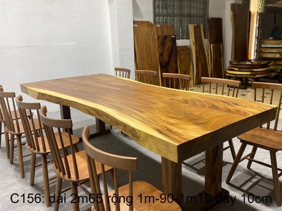 Chuyên cung cấp bàn ghế gỗ me tây nguyên tấm giá tại xưởng không qua trung gian 2