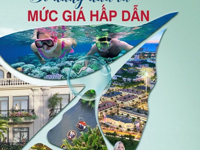 Đất nền ven biển GRAND NAVIENCE CITY Bình Định giá chỉ từ 267tr/nền. Sở hữu 2 mặt tiền QL1A. Giao th 1