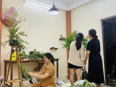 Lớp học cắm hoa mở shop tại Long Biên - Hà Nội 0