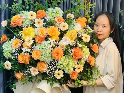 Lớp học cắm hoa mở shop tại Long Biên - Hà Nội 1