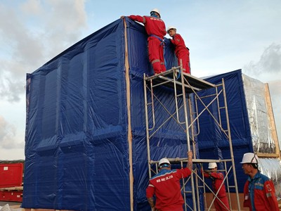 Đóng gói hàng hóa máy móc tại các khu công nghiệp vissip Tràng Duệ- Hải Phòng 0