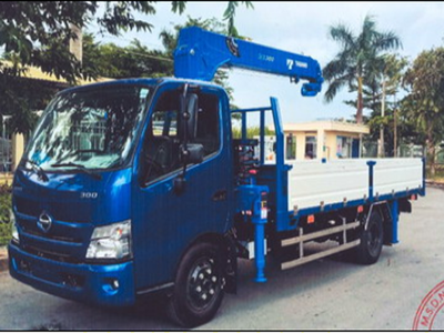 Xe Hino XZU720L gắn cẩu tự hành Tadano TM-ZE303MH 0