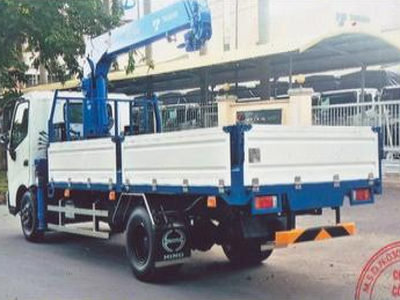 Xe Hino XZU720L gắn cẩu tự hành Tadano TM-ZE303MH 3