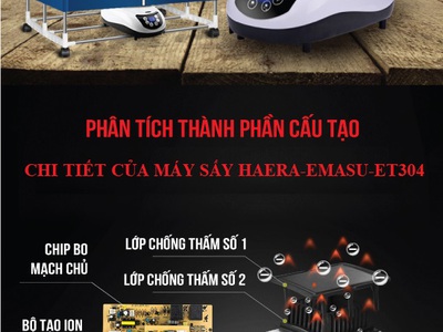 Tổng kho phân phối tủ sấy quần áo Emasu Nhật Bản ET304G gấp gập nhỏ gọn giá rẻ tại kho 3