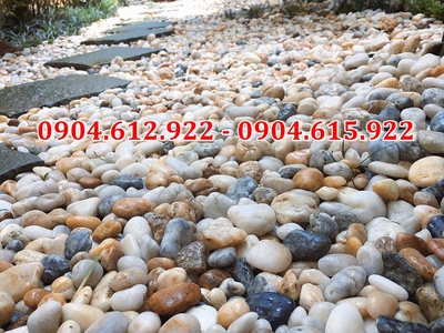 Sỏi biển trang trí sân vườn - Tổng kho sỏi trang trí sân vườn 1