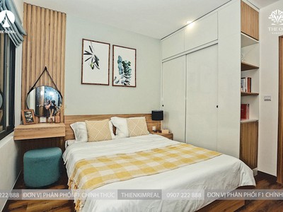 Giá tốt 1.1x tỷ căn hộ 2PN The Ori Garden, thiết kế hiện đại, nội thất cơ bản dính tường 1
