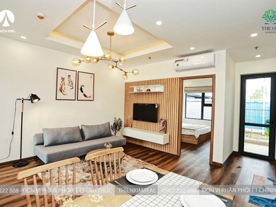 Giá tốt 1.1x tỷ căn hộ 2PN The Ori Garden, thiết kế hiện đại, nội thất cơ bản dính tường 4