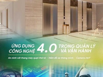 Giá tốt 1.1x tỷ căn hộ 2PN The Ori Garden, thiết kế hiện đại, nội thất cơ bản dính tường 7