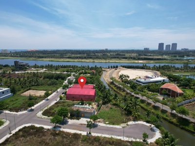 Nam Đà Nẵng, 1 lô đất biệt thự ven sông R1 FPT giá tốt 34 triệu/m2, hướng Bắc 1