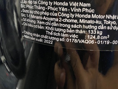 Cần bán SH Việt 125 CBS 2022 màu đen siêu lướt như mới- Biển Vip 3
