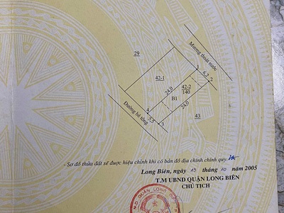 Bán đất 40m2 Đất Ngọc Thụy, Long Biên, Hà Nội, Vỉ hè, Đường 10m2, giá chào bán 5 tỷ 0