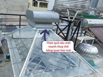 Lắp đặt Quạt Hút Mái tại quận Tân Phú 1