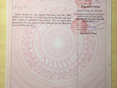 Chính chủ cần vốn bán gấp lô đất tại nhơn đức - nhà bè. giá cực tốt 2