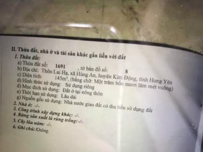 GIÁ RẺ GIẬT MÌNH ô mặt tiền rộng kdc mới Hùng An Kim Động Hưng Yên 3