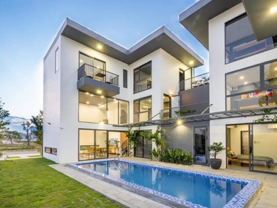 Bán biệt thự villa siêu đẹp sân vườn fpt city 4