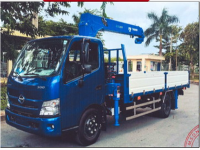 Xe Hino XZU720L gắn cẩu tự hành Tadano TM-ZE303MH 1