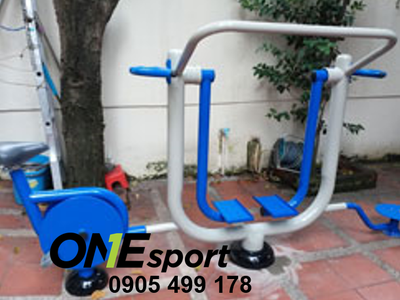Cụm thiết bị đi bộ trên không kết hợp đạp xe và xoay eo ngoài trời 0