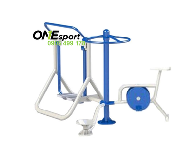Cụm thiết bị đi bộ trên không kết hợp đạp xe và xoay eo ngoài trời 1