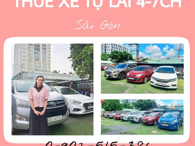 Cho Thuê Xe Tự Lái 4-7Ch Tại Sài Gòn  Car Rental 0