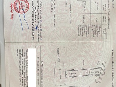 Chính chủ đổ nợ cần cắt lỗ lấy tiền trả bank bán gấp mảnh đất kdc nam khang residence 1