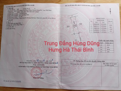 Bán lô đất đẹp tại Trung Đẳng, Hùng Dũng, Hưng Hà, Thái Bình 0