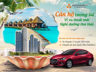 Bán căn góc 3 phòng ngủ dự án hoang huy commerce 4