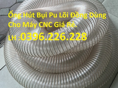 Công dụng của ống hút bụi Pu lõi thép mạ đồng phi 25, phi 32, phi40, phi50, phi60, phi76, phi90, 5