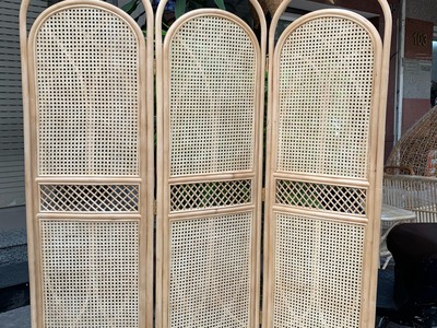 Bình phong mây tre đan tự nhiên 0