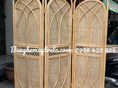 Bình phong mây tre đan tự nhiên 4