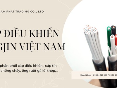 Cáp điều khiển SANGJIN nhiễu lõi tiêu chuẩn Hàn Quốc ISO 9001 3