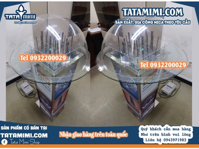 Hút nổi mica có hút thành hình tròn được không 0