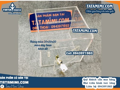 Thùng mica kích thước bao nhiêu thì làm độ dày 3mm 3