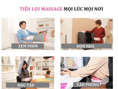 Máy rung nóng hồng ngoại giảm béo bụng Hàn Quốc cao cấp 0