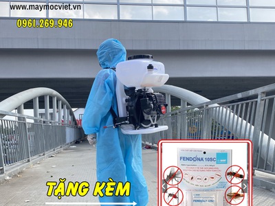 Máy phun muỗi đeo vai Kawasaki tk65 phun diệt côn trùng cho nhà xưởng, kho hàng,gia đình 4