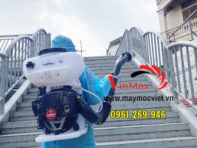 Máy phun muỗi đeo vai Kawasaki tk65 phun diệt côn trùng cho nhà xưởng, kho hàng,gia đình 7