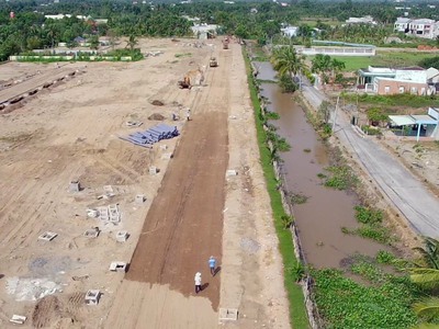 Đất nền Đức Hòa 90m2 giá 1 tỷ 3, Sổ hồng riêng, view kênh sinh thái, TL824 0