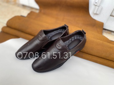 Giày mọi da bò thật 100 3
