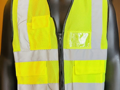 Áo lướ phản quang xám 3