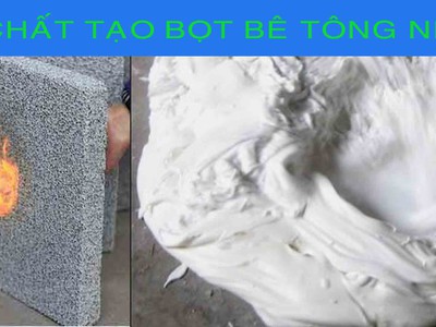 Chất tạo bọt bê tông nhẹ 2