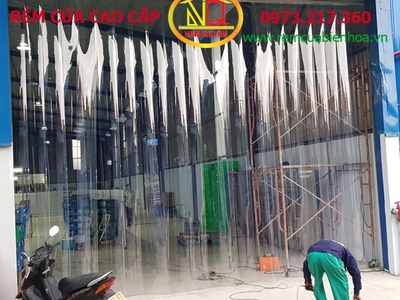 Rèm nhựa PVC ngăn lạnh, ngăn côn trùng, chống bụi 0