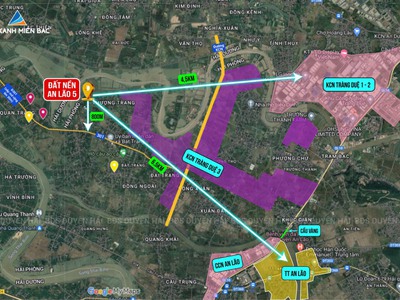 Bán đất tại bát tràng an lão, diện tích 76m2, hướng tây bắc, đường rộng 8m 1