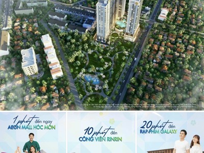 Bán căn hộ chung cư Song Hành, Hóc Môn. 1PN, 2PN, 3PN  dt tiwchs từ 34m2 đến 90m2 giá 1 tỷ 1 6