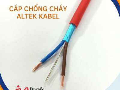 Cáp chống cháy chống nhiễu ALTEK KABEL 2 lõi x 1.0mm/1.5mm/2.5mm 6