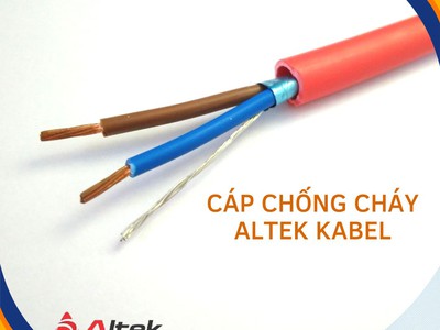 Cáp chống cháy chống nhiễu ALTEK KABEL 2 lõi x 1.0mm/1.5mm/2.5mm 5